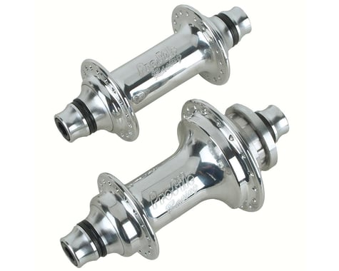 Profile Racing Elite Cassette Hub Set (Polished) (3/8" x 100/110mm) (28H) (Cogs Not Included)